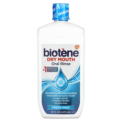 [Soothing and Moisturizing] EXPIRY 2026 Biotene Dry Mouth Gentle Oral Rinse 473ml Fresh Mint