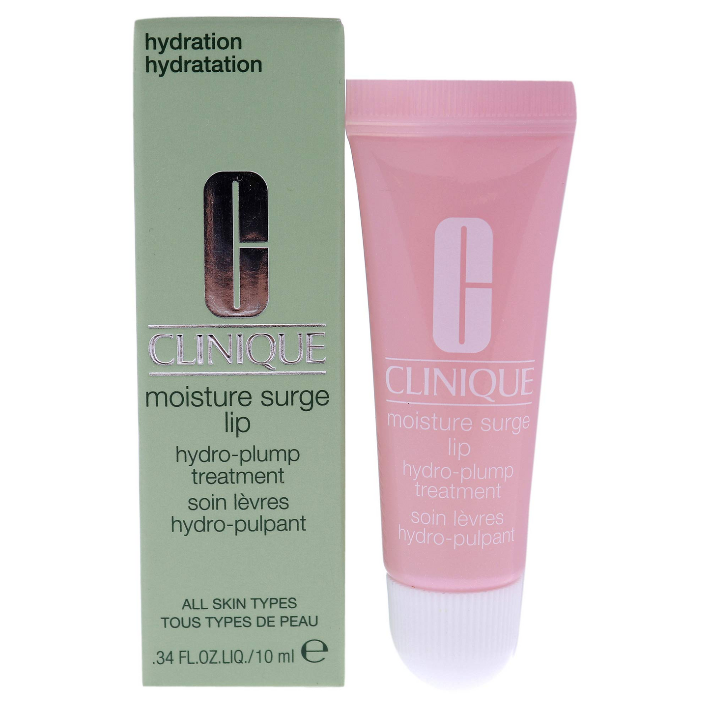 EXPIRY 2026 Clinique Moisture Surge Lip Hydro-Plump Treatment 10ml - For All Skin Types, Lip Balm, Lip Gloss, Lip Treatment, Clinique Lip Balm