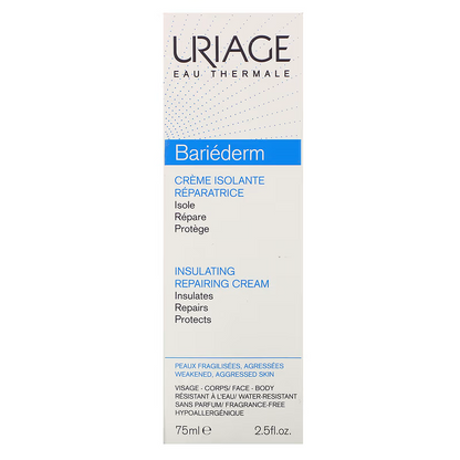 [For weak, fragile skin] EXPIRY 2026 Uriage Bariederm Insulating Repairing Cream 75ml Fragrance-Free