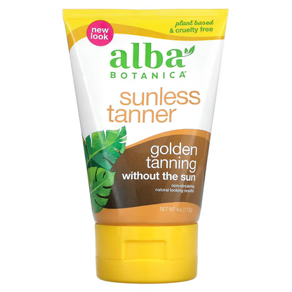 [Golden Tanning Without Sun] Alba Botanica Sunless Tanner Lotion 113g