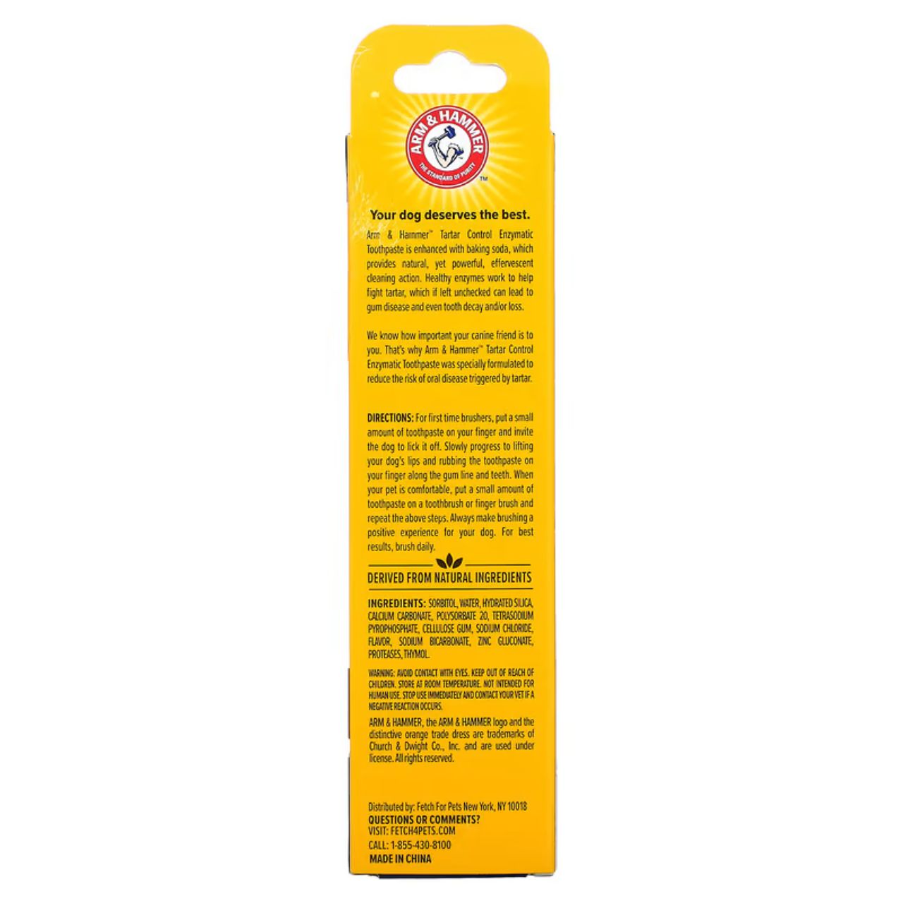 [Kills Bad Breath Causing Bacteria] EXPIRY 2026 Arm & Hammer Fresh Breath Enzymatic Toothpaste For Dogs Vanilla Ginger / Beef Flavour 67.5g