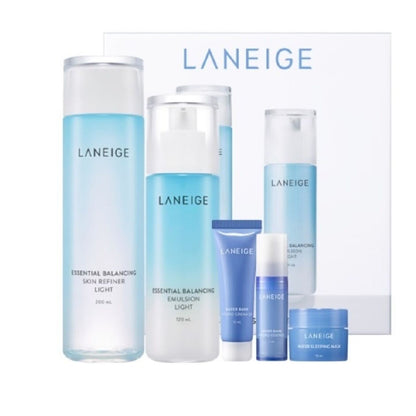 EXPIRY 2026 Laneige Essential Balancing Skin Refiner Light 200ml + Laneige Essential Balancing Emulsion Light 120ml