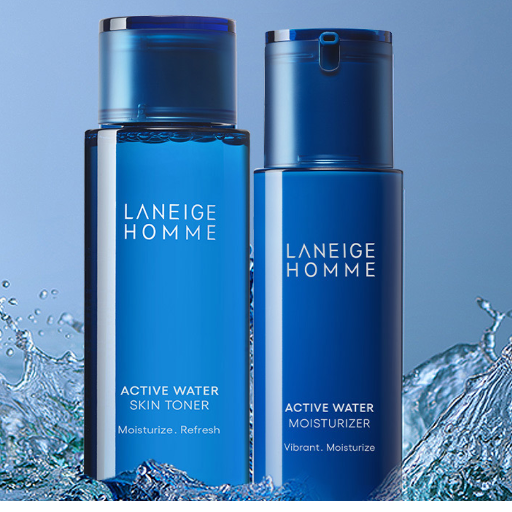 [EXPIRY 2027] Laneige Homme Active Water Moisturizer 125ml - For Men For All Skin Types Facial