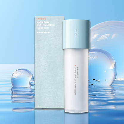 [EXPIRY 2026] Laneige Water Bank Blue Hyaluronic Essence Toner 160ml (For Normal to Dry Skin Type) Facial Skin Refiner