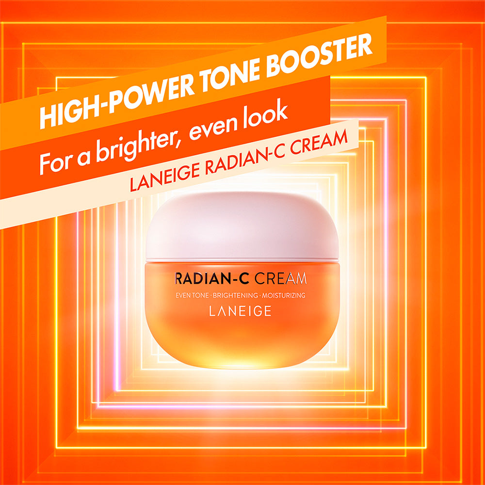 EXPIRY 2026 Laneige Radian-C Cream 50ml For All Skin Types Brightening Radiance Even Out Skin Tone & Texture