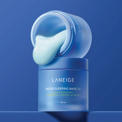 EXPIRY 2026 Laneige Water Sleeping Mask EX 70ml / Laneige Cica Sleeping Mask with Sleeping Microbiome 60ml Moisturizer