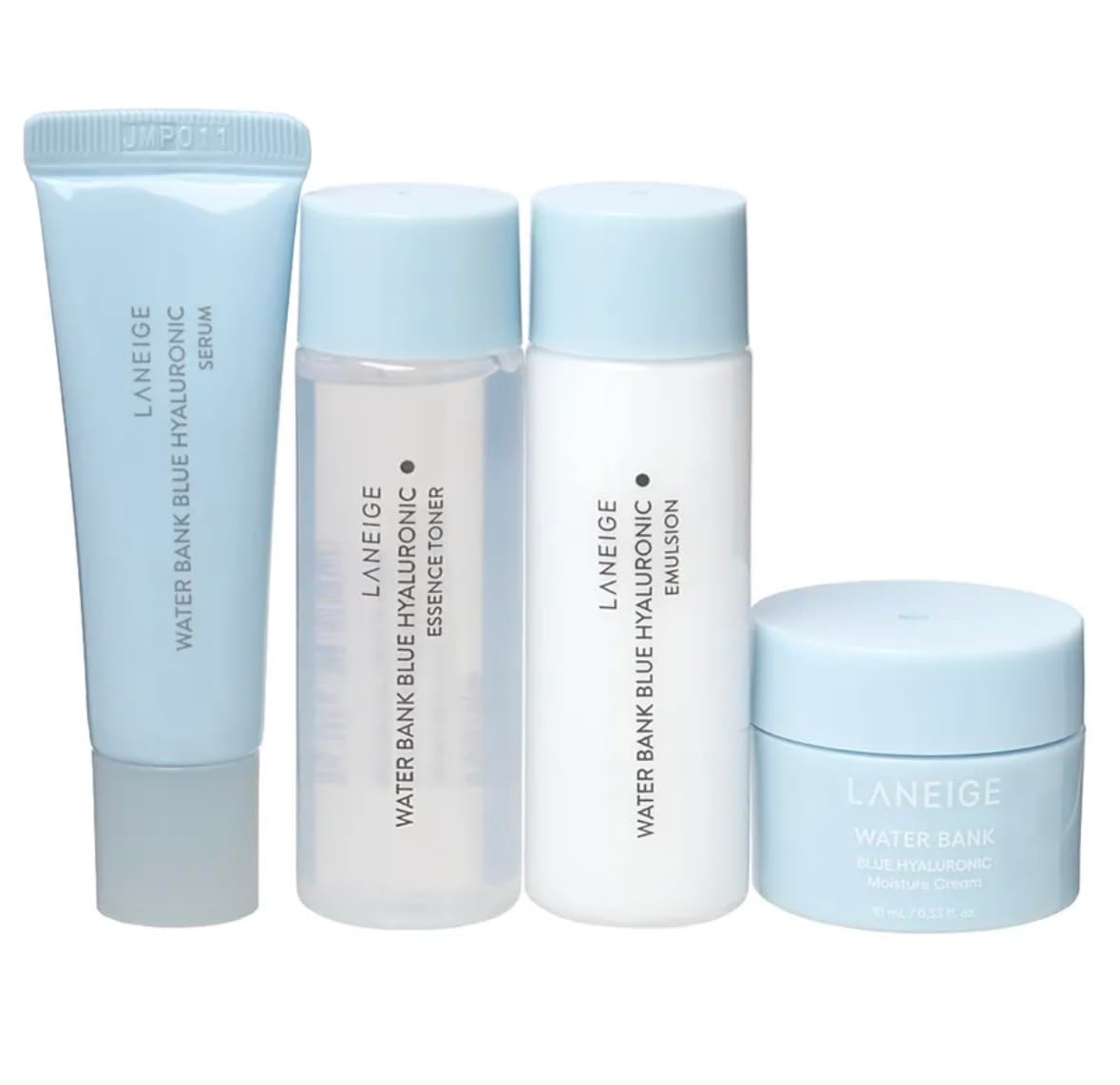 [EXPIRY 2026] Laneige Water Bank Blue Hyaluronic 4 Step Essential Kit (For Normal to Dry Skin Types) - Laneige Sample