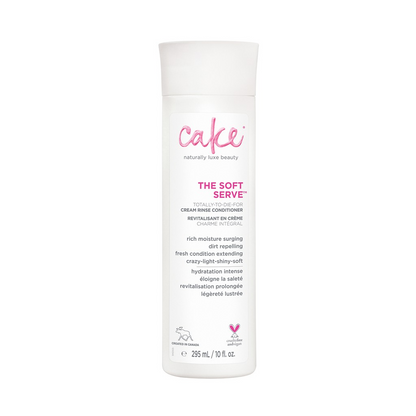 Cake Beauty The Soft Serve Cream Rinse Hair Conditioner 295ml Rich Moisture, Dirt Repelling and Fresh Condition