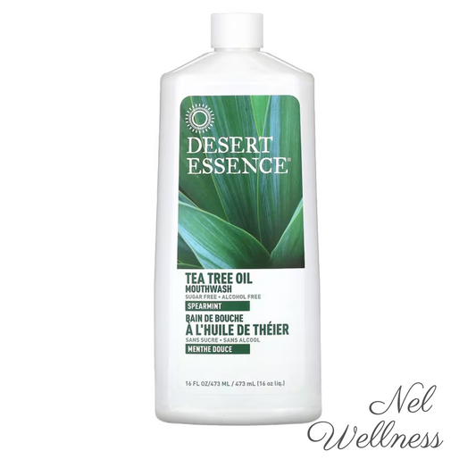 Desert Essence Tea Tree Oil Mouthwash Spearmint 473ml