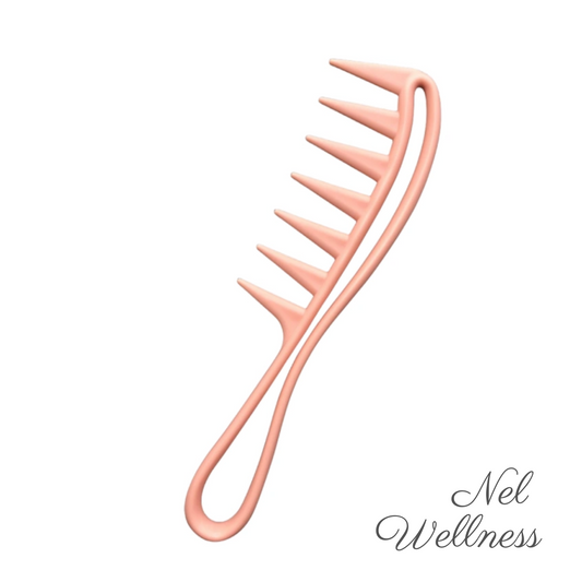 [Gentle on Scalp] Wide-Tooth Comb Large size plastic hair styling straight hair curling comb hairdressing