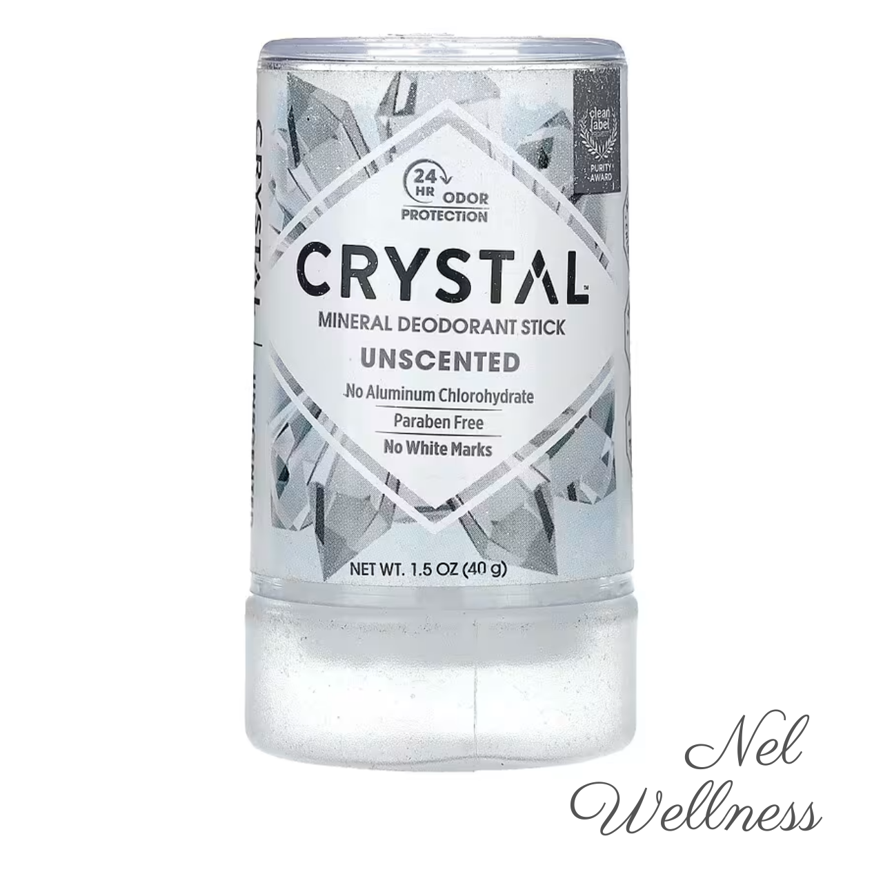 [Great for Travel] EXPIRY 2027 Crystal Mineral Deodorant Stick Unscented 40g 24H Odour Protection