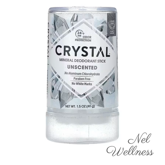 [Great for Travel] EXPIRY 2027 Crystal Mineral Deodorant Stick Unscented 40g 24H Odour Protection