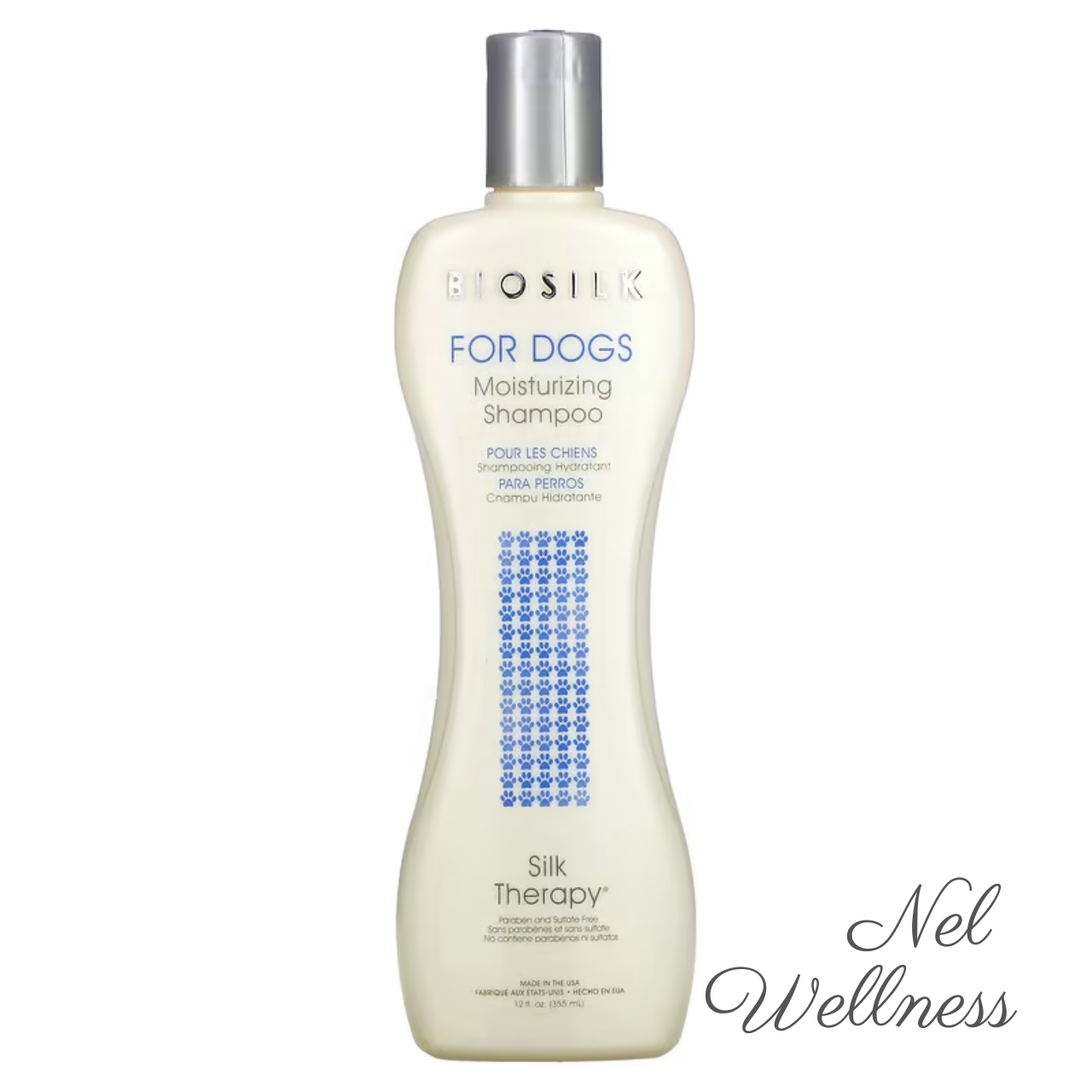 EXPIRY 2027 Biosilk Silk Therapy Moisturizing Shampoo for Dogs 355ml Parabens and Sulfate Free