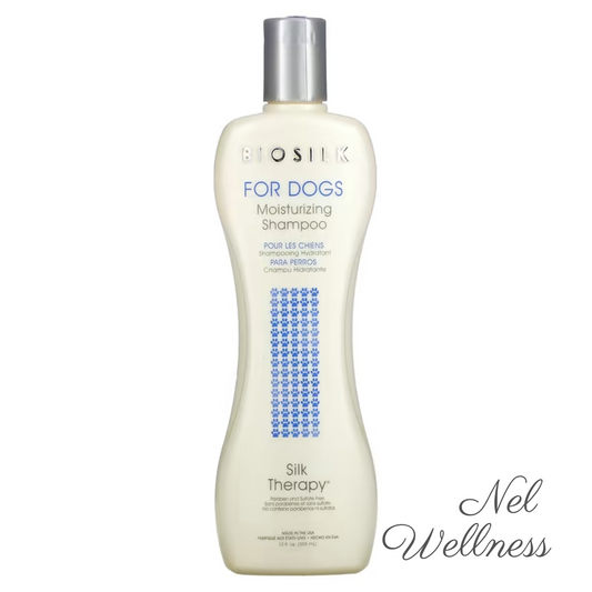 EXPIRY 2027 Biosilk Silk Therapy Moisturizing Shampoo for Dogs 355ml Parabens and Sulfate Free