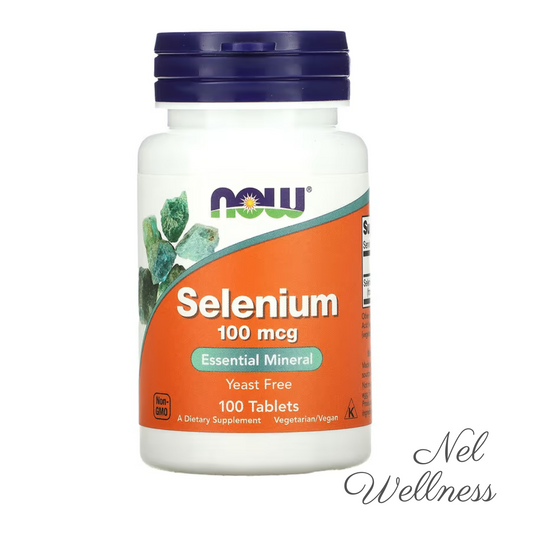 [Essential Mineral Support] EXPIRY 2027 NOW Foods Selenium 100mcg 100 Tablets / 100 Day Supply