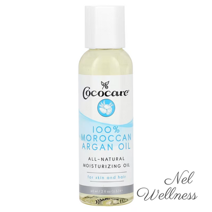 [Great For Travel] Expiry 2027 Cococare 100% Moroccan Argan Oil 60ml For Skin and Hair