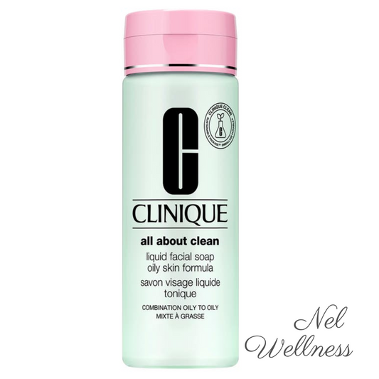 [Oily Skin Formula] [EXPIRY 2027] Clinique All About Clean Liquid Facial Soap Oily Skin Formula 200ml - Pore Control