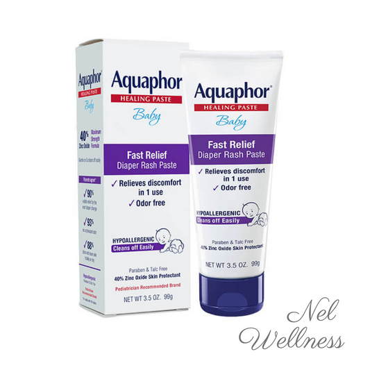 [Instant Relief] Aquaphor Baby Healing Diaper Rash Paste 3.5oz / 99g Odor Free Hypoallergenic