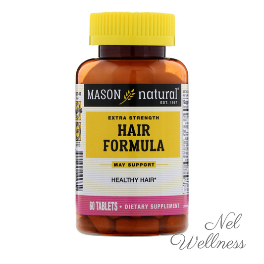 [Healthy Hair] Mason Natural Extra Strength Hair Vitamin and Mineral Formula 60 Tablets 30 Day Supply