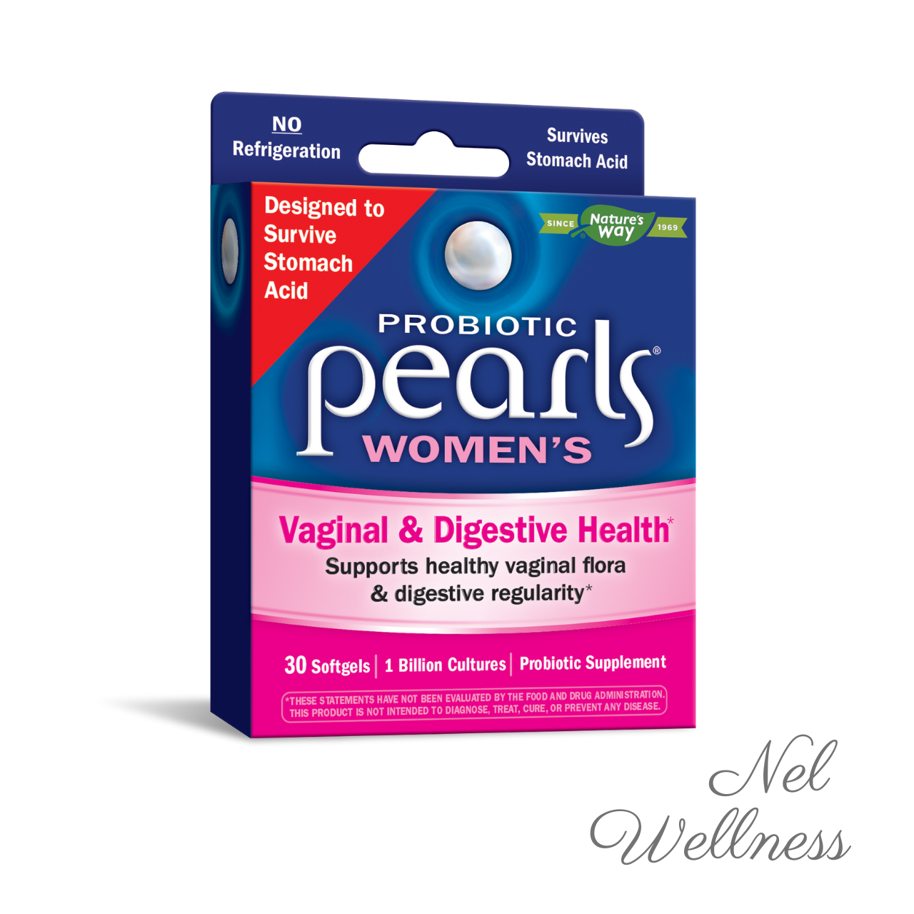 [Boost Immunity] Enzymatic Therapy Probiotic Pearls Women's Vaginal & Digestive Health 30 Softgels / 1 Month Supply Pro Biotic Supplement