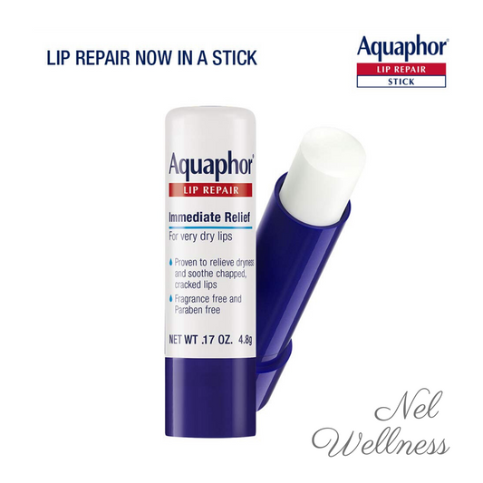 Aquaphor Lip Repair Stick Immediate Relief Fragrance Free 0.17 fl oz /  4.8g Skincare Moisturizer